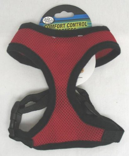 Four PawsComfort Control Harness Size: Medium, Color: Red