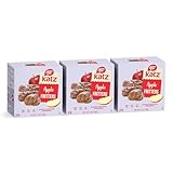 Katz Gluten Free Apple Fritters | Dairy Free, Nut Free, Soy Free, Gluten Free | Kosher (3 Packs, 7 Ounce Each)