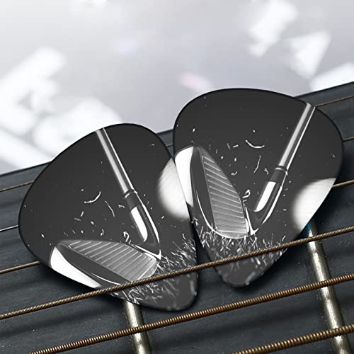 Ensemble de 12 médiators de guitare de golf noir et blanc pour guitare acoustique, guitare électrique, contrebasse… - Les Beatles, Paul McCartney, John Lennon, RIngo Starr, George Harrison Ensemble de 12 médiators de guitare de golf noir et blanc pour guitare acoustique, guitare électrique, contrebasse… – Image 8