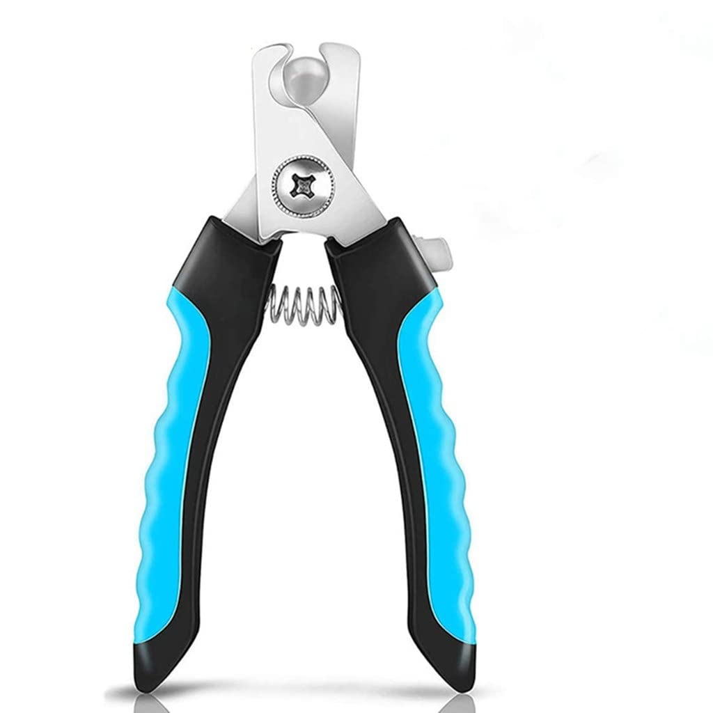 Cortaúñas Profesional for Mascotas con Protector de Seguridad, Tijeras de Acero Inoxidable, Cuidado de Garras de Perros y Gatos