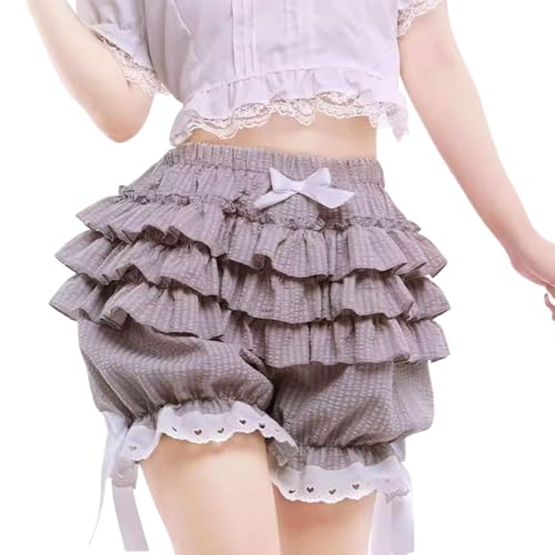 Short Lolita à volants pour femme : vêtement d'été tendance à nœud papillon