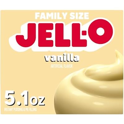Jell-O Vanilla Instant Pudding & Pie Filling Mix 24 Ct Pack, 5.1 Oz Boxes