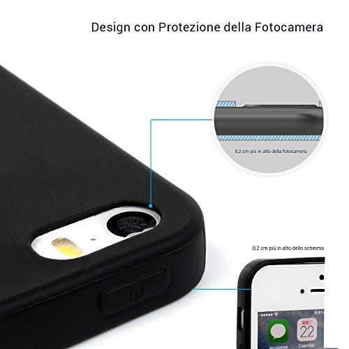 3x Cover iPhone 5S Silicone, MAXFE.CO Cover iPhone...