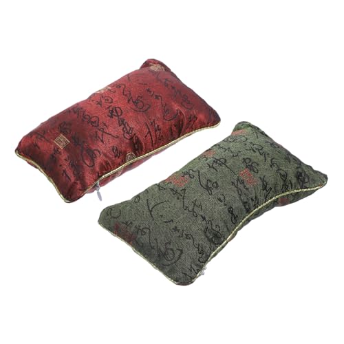 TOYANDONA 2 Piezas Almohadas de Pulso de Algodón para Diagnóstico Medicina Tradicional Cojines Flexibles y Ligeros para Clínicas y Hospitales de Azul