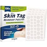 Skin Tag Removal Patches, 144Pcs Skin Tag Remover, Advanced Natural Herbal Formula Wart Remover for Face and Body