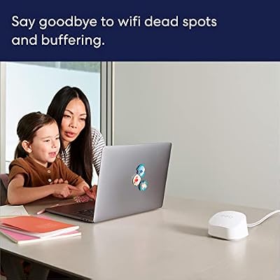 Like-New Amazon eero 6+ mesh wifi router - Supports internet plans up to a Gigabit, Coverage up to 1,500 sq. ft., Connect 75+ devices, 1-pack