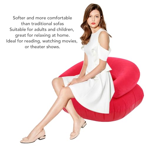 Chaise longue gonflable confortable et canapé d'extérieur portable en U