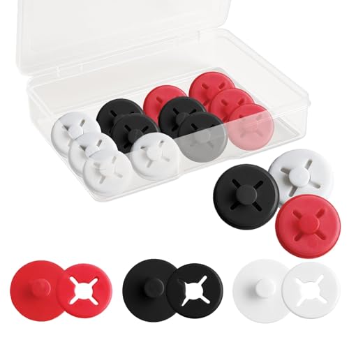 Amzlysdok 12PCS Running Bib Clips,Race Bib Clips for Runners, Number Buckle Fixing System, No-Pin Bib Holder for Marathon, Cycling, Skiing,Field Event and More (Mixed Colors)