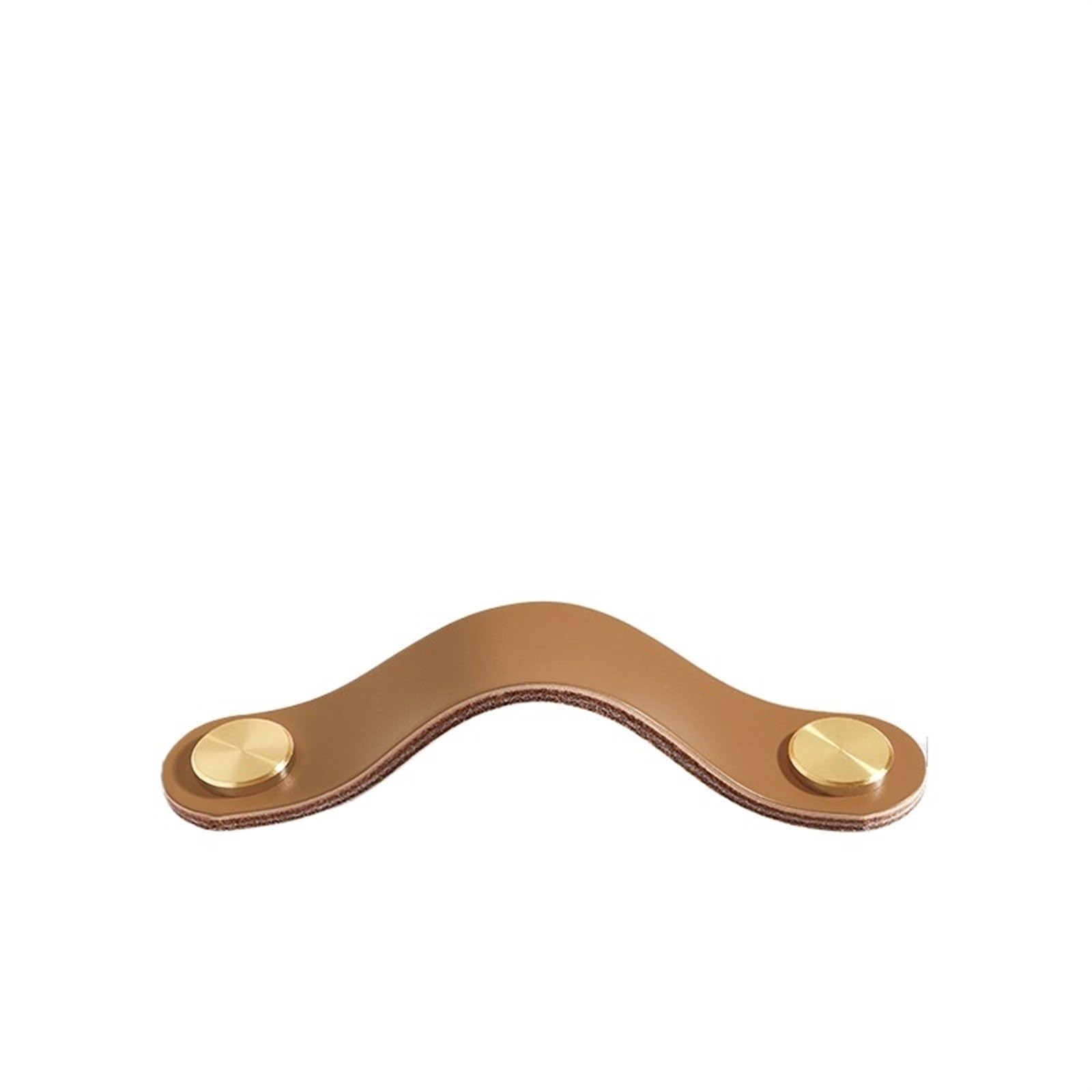 CQAHDSEVF Leather Drawer Pulls, Leather Cabinet Handles Multicolor(Coffee Brown 160mm)