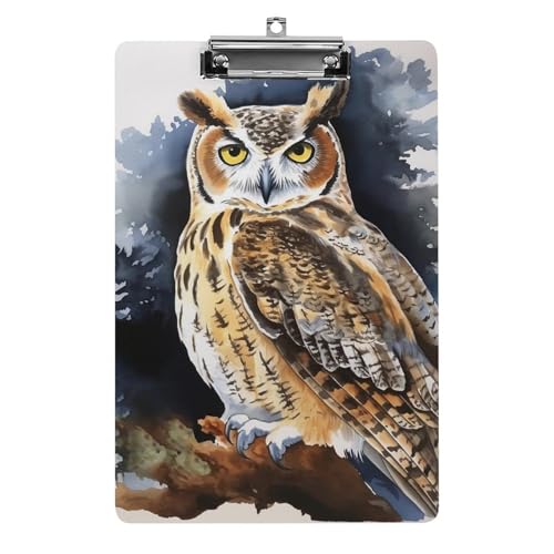 Porte-bloc acrylique A4 durable à suspendre pour notes et partitions