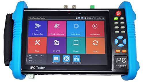Tech Deals 🔥 7 inch 7in1 1920x1200 Resolution IPS Touch Screen Camera Tester Support IP Analog Camera, Standard Analog Camera(CVBS) & HD TVI, AHD, CVI Camera up to 8MP