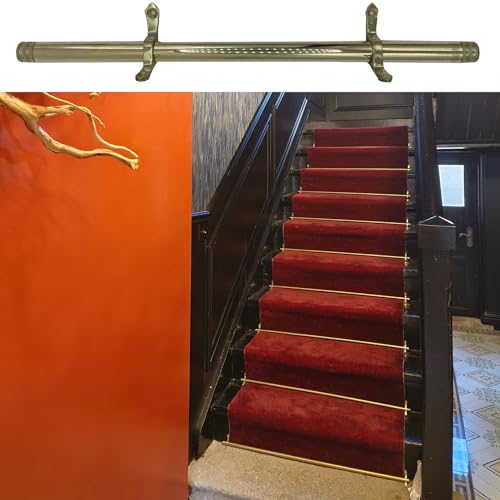 Barras de alfombra para escaleras que solucionan deslizamientos en pasillos de madera