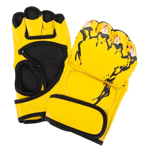 TOYANDONA 1Par Guantes PU Antidesgaste Guantes De Entrenamiento Ergonómicos para Kickboxing y Sparring Duradero para Adultos Color