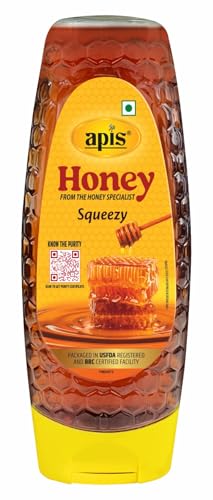 Image of Apis Honey 400g Pure & Natural | No Added Sugar | Easy Squeezy Bottle | Immunity Booster | Natural Sweetener