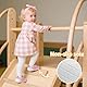 STQ KIDS Lauflernschuhe Baby Breite Barfussschuhe Kinder Krabbelschuhe Leichte Kleinkind Turnschuhe Hausschuhe Babyschuhe Jungen Mädchen Sneakers Rosa 12-18 Monate/22 EU Weit