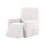 Dimensions : notre housse s'adapte à la plupart des chaises longues standard, avant : 76-96 cm, arrière : 61-81 cm, hauteur : 71-94 cm et largeur : 63-90 cm. Avec le design des poches latérales, vous pouvez mettre votre télécommande, vos magazines et d'autres petits objets dans les poches latérales pour faciliter l'accès.