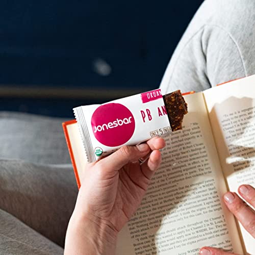 Jonesbar Usda Organic Fruit & Nut Bar, Non-Gmo, Kosher, Vegan, Gluten Free, Simple Snack Bar (Peanut Butter And Jelly, 12 Count (Pack Of 1)) #TOP6