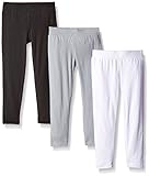 Dream Star Girls' Capri Leggings (Pack of 3)