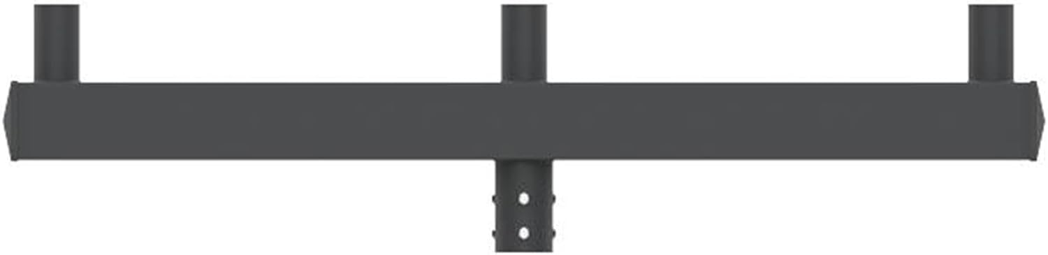 Square Beam Double Bullhorn Bracket for 4 Lights 180 Degree Mounting Bracket with 2-3/8" Slip Fitter Post Light Accessories for LED Parking Lot Light Shoebox Light Street Light Area Light