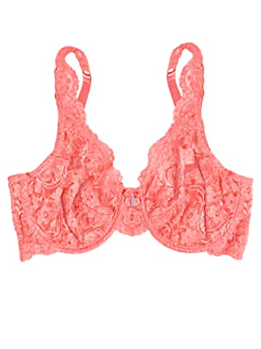 Image of Smart & Sexy Women's Signature Lace Unlined Underwire Bra with Added Support