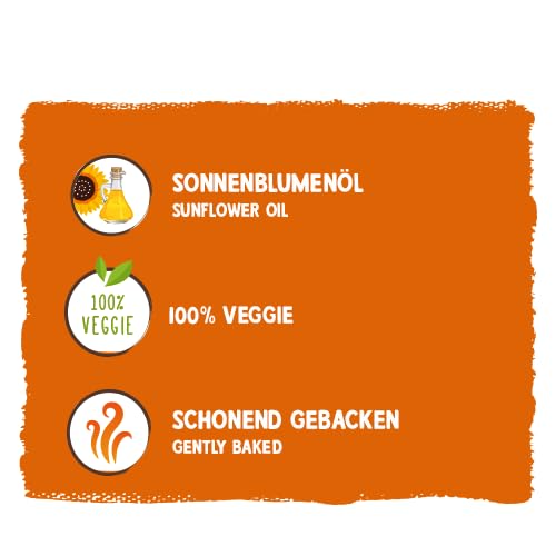 Sammy´s Fruchtschnitten | Fruchtige, gebackene Snacks für Hunde | Schonend im Ofen gebacken| mit Äpfeln & Holunder | 100 % Vegan| ohne Zuckerzusatz | 1x 800 g