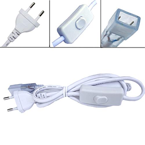 Spina per Striscia Led 220v con INTERRUTTORE (LED