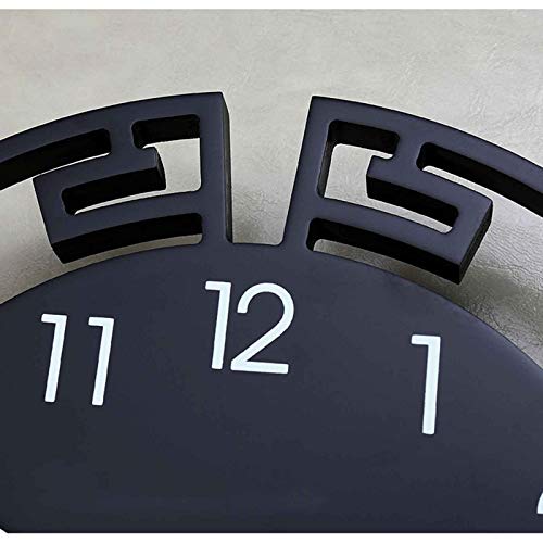 Horloge murale en bois silencieuse sans perforation pour préserver vos murs