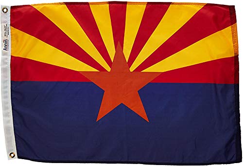 Annin Flagmakers Arizona State Flag USA-Made to Official State Design Specifications, 2 x 3 Feet (Model 140250)