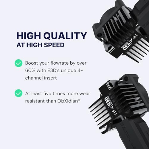 HotEnd E3D ObXiDian 500 Bambu Lab X1C haute vitesse buse de 0,4 mm - 6