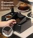 MEION Espresso Tamping Station, Detachable Espresso Knock Box and Tamp Station, 10 in 1 Espresso Organizer Fits 51, 54, 58MM Espresso Tamper, Portafilter, Distributor Puck Screen Espresso Accessories