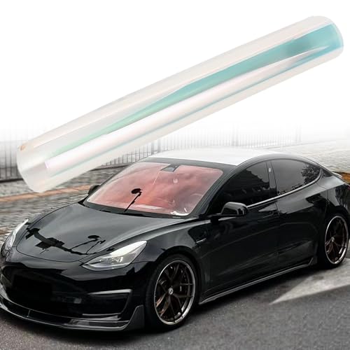 Image of Chameleon Charming Red Windshield Tint 89.3% VLT Car Front Window Tint Colorful Red Color Change Effect Car Window Solar Protection Film, 39.37 inch x 118.11 inch