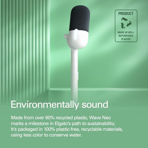 Elgato Wave Neo USB Condenser Microphone, Tap to Mute - image 8