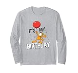 Garfield It's My Birthday Confetti Celebration Logo Long Sleeve T-Shirt