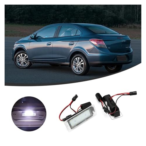 Luz de matrícula para Cadillac SRX CTS y ATS kit de dos bombillas traseras homologadas 7