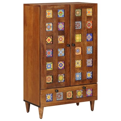 【Caratteristiche uniche di vendita】 Questo highboard ha cassetti durevoli e ante a battente che sono facili da usare. L'eleganza del suo design si riflette nella sua funzionalità. La sua robustezza e materiali affidabili garantiscono che si distingua, offrendo un ampio spazio di archiviazione che soddisfa diverse esigenze senza perdere lo stile.