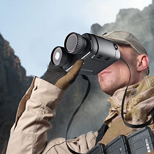 Night Vision Goggles,1080P 984Ft 7 Level Digital Infrared Night Vision Goggles 850Nm,2.4" Large Viewing Screen 5X Optical Zoom Can Save Photo And Video #TOP5