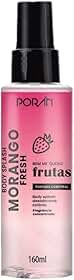 Body Splash Morango Fresh Poran 160ml - Fragrância Doce e Refrescante, Aroma de Morango de Verdade, Body Mist Feminino