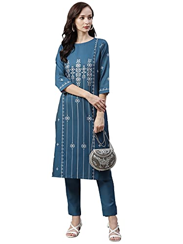 Image of ZIYAA Women's Rayon Salwar Suit Set