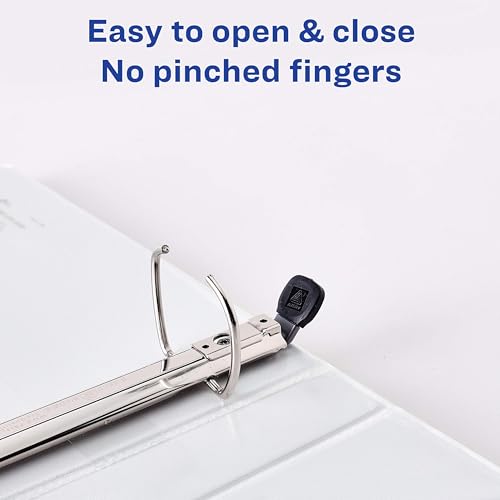 Avery Heavy-Duty Framed View 3-Ring Binder, 1" EZD Rings, 1 Navy Blue Binder (68055) - Thumbnail 3