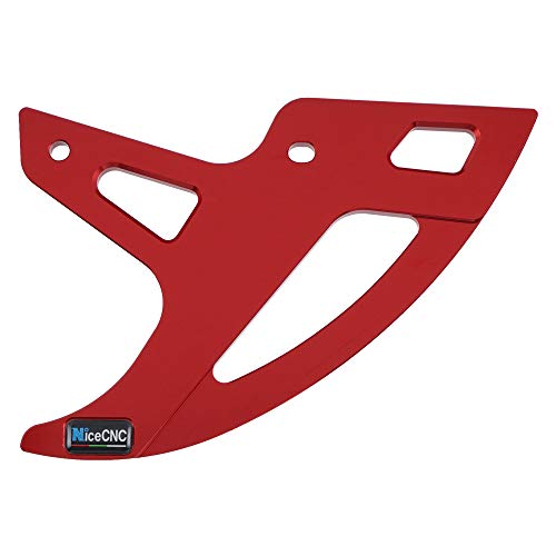 Nicecnc Red Rear Brake Disc Guard Cover Compatible With Honda Crf250R Crf450R Crf250X Crf450X Crf250Rx Crf450Rx 2005-2022, Cr125R Cr250R 2002-2007 #TOP6