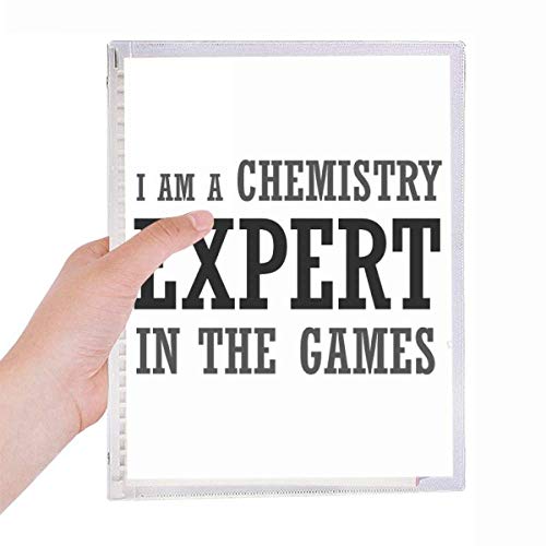 Chemistry Expert Games carnet de notes à spirale rechargeable en papier premium