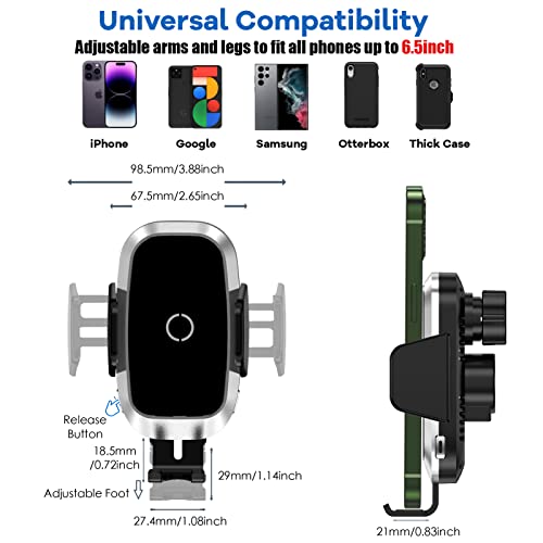Lopnord Cup Holder Phone Mount For Car, Wireless Car Charger Compatible With Iphone 14 13 12 11 Pro, Auto Clamping Wireless Charging For Samsung Galaxy S23 S23+ S22 S22+ S21 S21+ S20 S10 S9 #TOP1