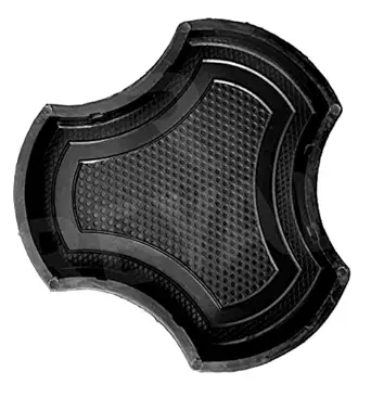 Reyal Mould and Concrete Spacers Reyal PVC Rubber Cosmic Paver Mould 60mm(Black Color) Make In India