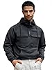 Hello MrLin Grey XXL Cargo Hoodies For Men UK Tactical Sweatshirt Zip Up Hoodies Workout Gym Men Fashion Outdoor Work Hoodie Sweatshirts #1