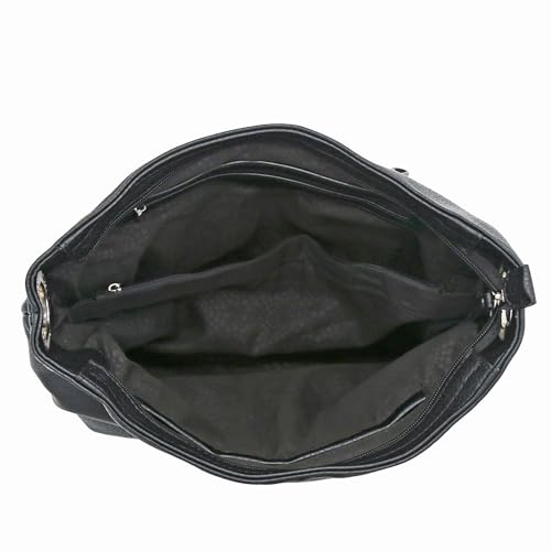 Image of Hobo Shoulder Bag with Big Snap Hook Hardware