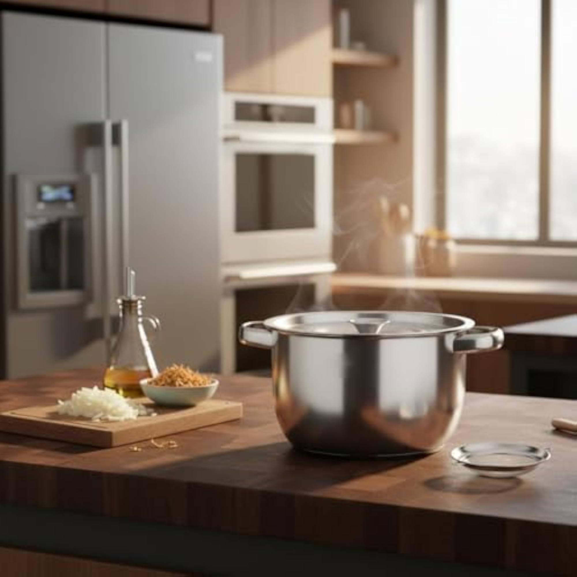 Large Capacity Grease Keeper with Strainer, 3L