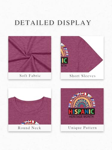 Eatbook Hispanic Heritage Month Shirt for Women Mexican Latino Latina Shirt — view 4