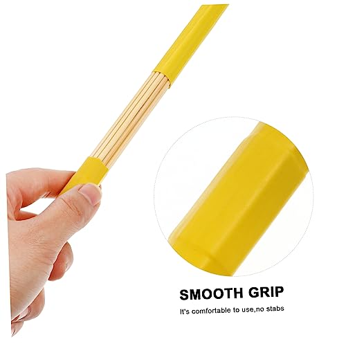 Abaodam 1 par de baquetas cómodas de madera para percusión para bateristas, para música jazz y acústica, fáciles de sostener miniatura 4