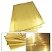 Startbuymore H62 Brass Sheet - 0.5 To 2.0mm Thickness, 100X100mm Precision Cut Metal Plates For Industrial, Electronics And Decorative Applications(0.8 * 100 * 100mm)