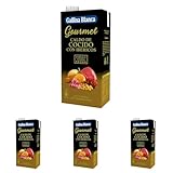 Gallina Blanca - Caldo Gourmet de Cocido Con Ibéricos Enrique Tomás, 100% Natural, 1L (Paquete de 4)